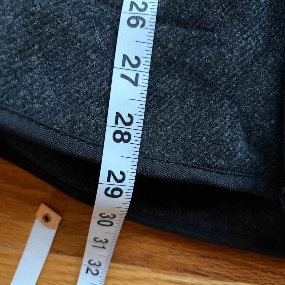 Banana Republic Wool Blend Jacket Mens L Charcoal Field‎ Coat Outdoor Vintage